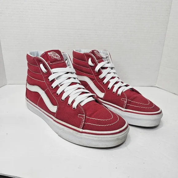 Vans Red High-Top Sneakers - Picture 6 of 6